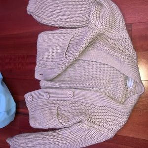 urban outfitters cream/tan cover up size S